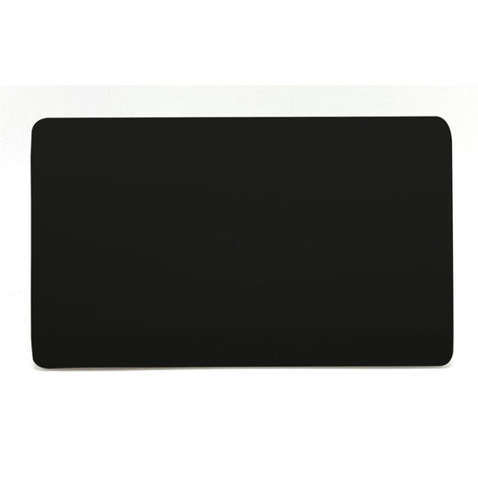 Trendi Switch Double Spare Faceplate For Modern Designer Blanking Plate in Piano Black