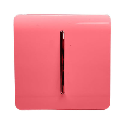 Trendi Switch 1 Gang Intermediate Rocker Light Switch in Strawberry Red