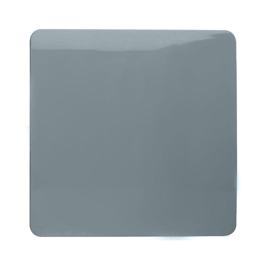 Trendi Switch Single Blanking Platein Cool Grey