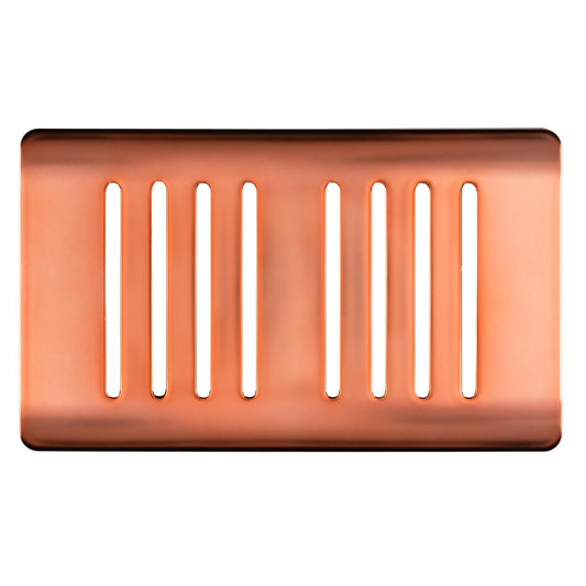 Trendi Switch 8 Gang Spare Faceplate for Modern Designer Light Switch in Copper