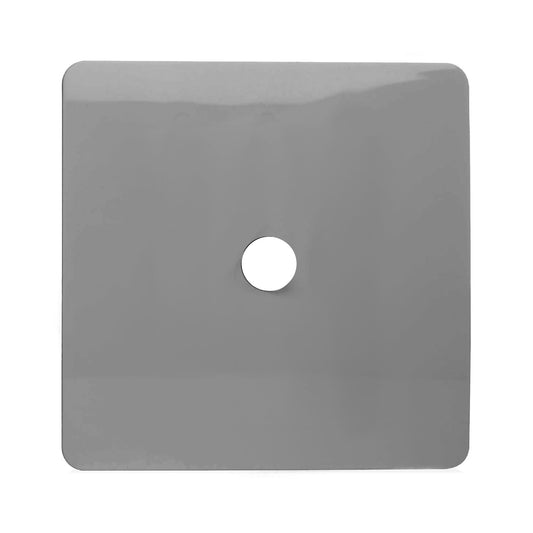 Trendi Switch 1 Gang Spare Faceplate For Co-Axial Modern Designer Television Socket in Light Grey