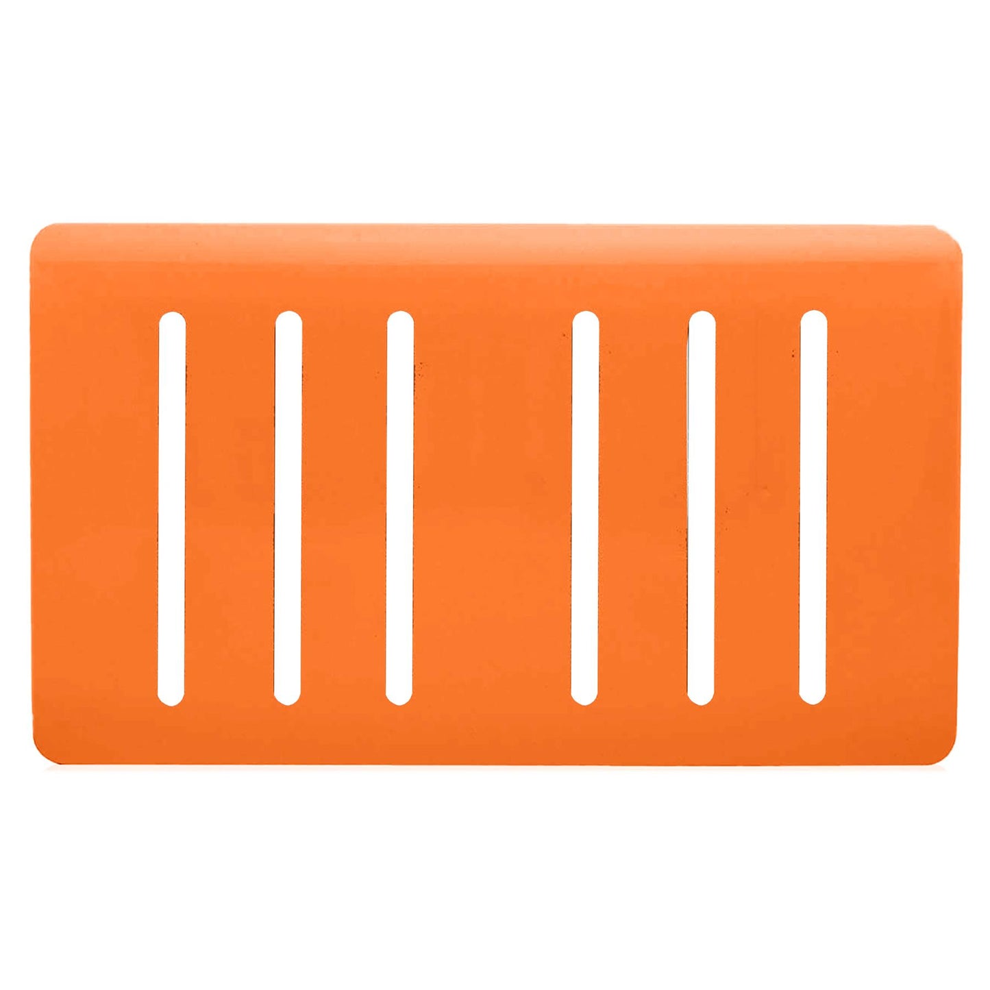 Trendi Switch 6 Gang Spare Faceplate for Modern Designer Light Switch in Sunset Orange