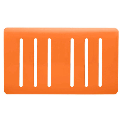 Trendi Switch 6 Gang Spare Faceplate for Modern Designer Light Switch in Sunset Orange