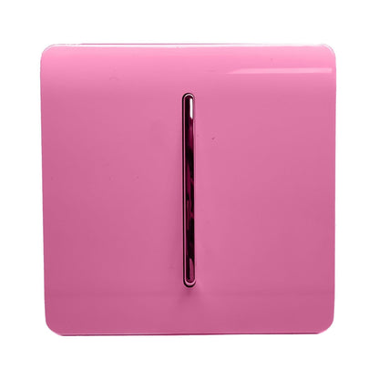 Trendi Switch 1 Gang Retractive Home Automation Switch in Candy Pink