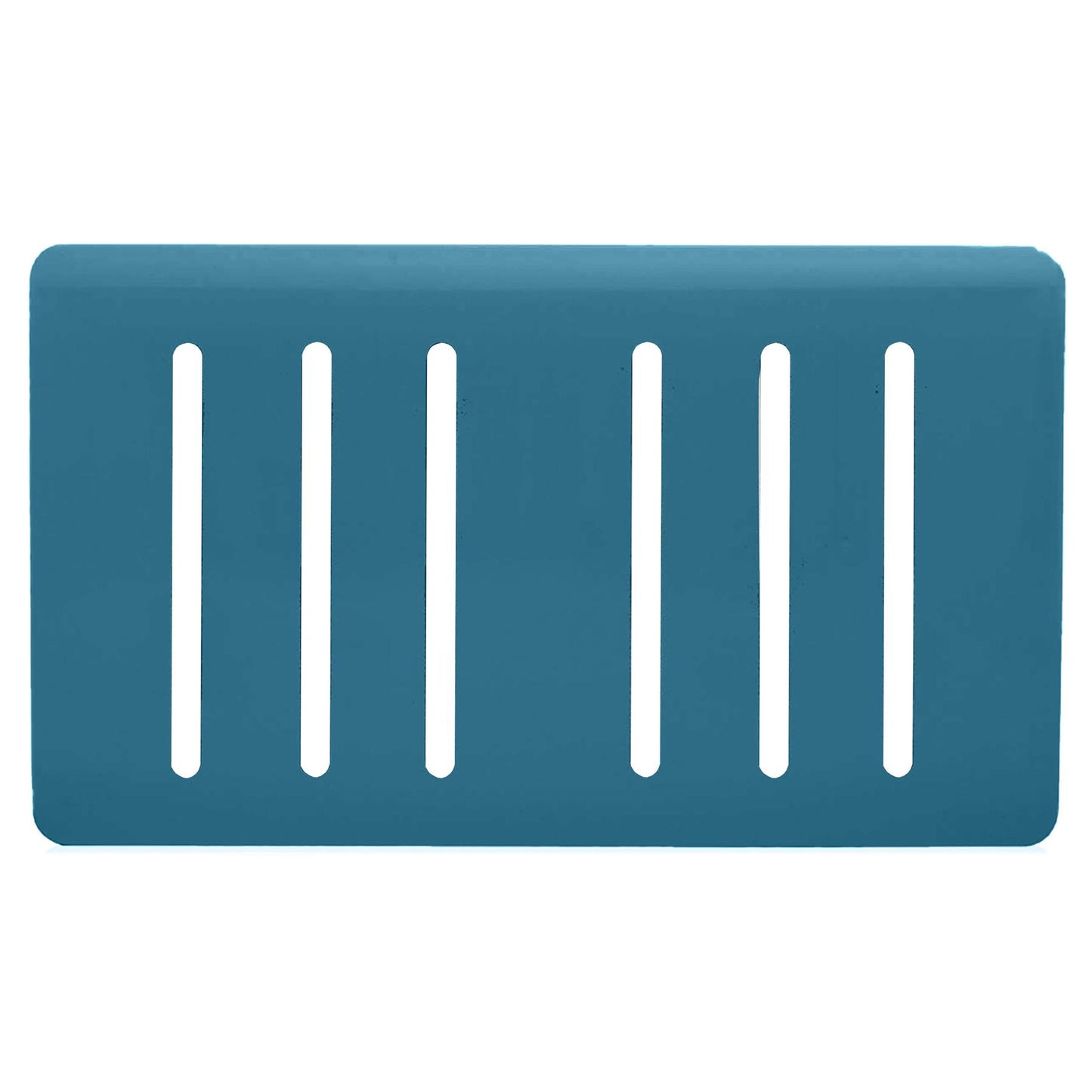 Trendi Switch 6 Gang Spare Faceplate for Modern Designer Light Switch in Ocean Blue