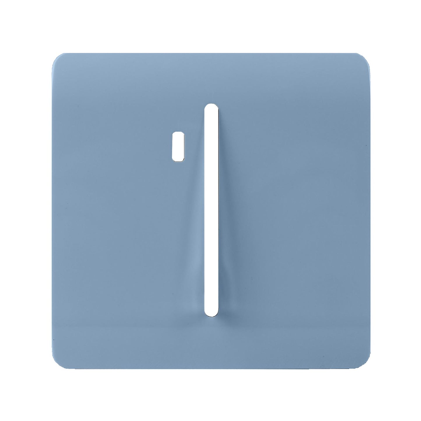 Trendi Switch 1 Gang Spare Faceplate For Modern Designer Heavy Duty Switch in Sky Blue