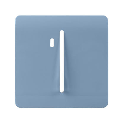 Trendi Switch 1 Gang Spare Faceplate For Modern Designer Heavy Duty Switch in Sky Blue