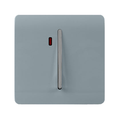 Trendi Switch 1 Gang 20 Amp Heavy Duty Rocker Switch in Cool Grey