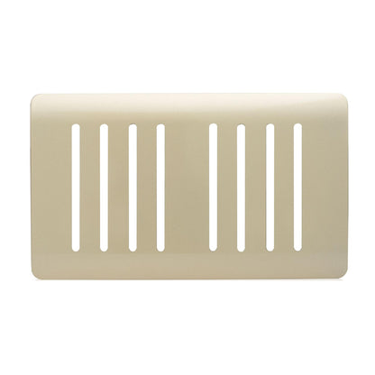 Trendi Switch 8 Gang Spare Faceplate for Modern Designer Light Switch in Champagne Gold