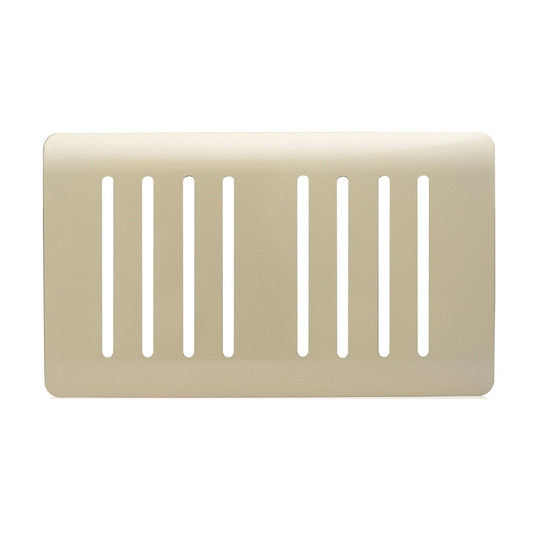 Trendi Switch 8 Gang Spare Faceplate for Modern Designer Light Switch in Champagne Gold