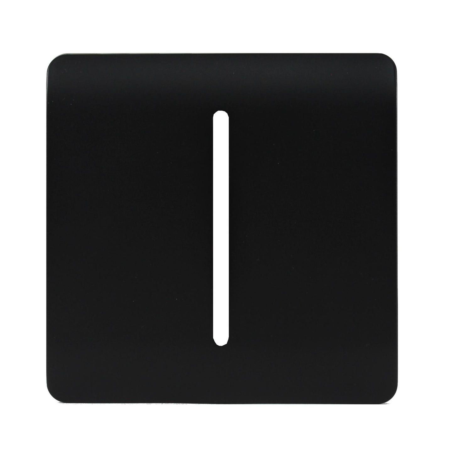 Trendi SPARE FACEPLATE For 1 Gang 2 Way 10 Amp Rocker Light Switch Matt Black