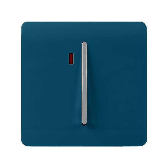Trendi Switch 1 Gang 45 Amp Cooker Switch with Neonin Midnight Blue