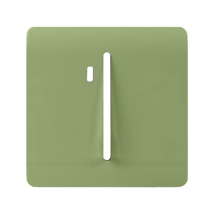Trendi Switch 1 Gang Spare Faceplate For Modern Designer Heavy Duty Switch in Moss Green