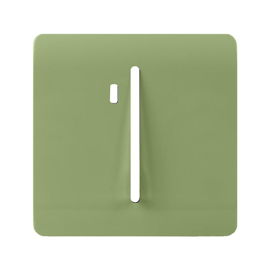 Trendi Switch 1 Gang Spare Faceplate For Modern Designer Heavy Duty Switch in Moss Green