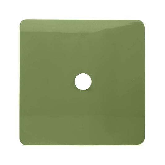 Trendi Switch 1 Gang Spare Faceplate For Co-Axial Modern Designer Television Socket in Moss Green