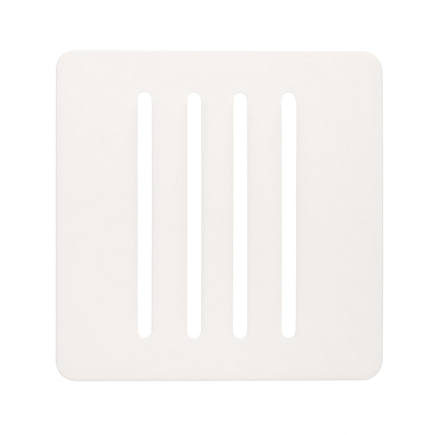 Trendi SPARE FACEPLATE For 4 Gang 2 Way 10 Amp Rocker Light Switch Matt White