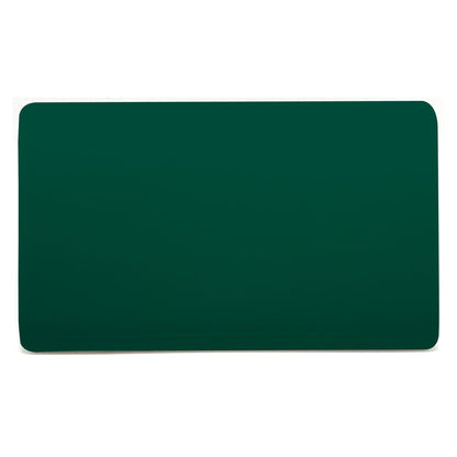 Trendi Switch Double Blanking Plate in Dark Forest Green