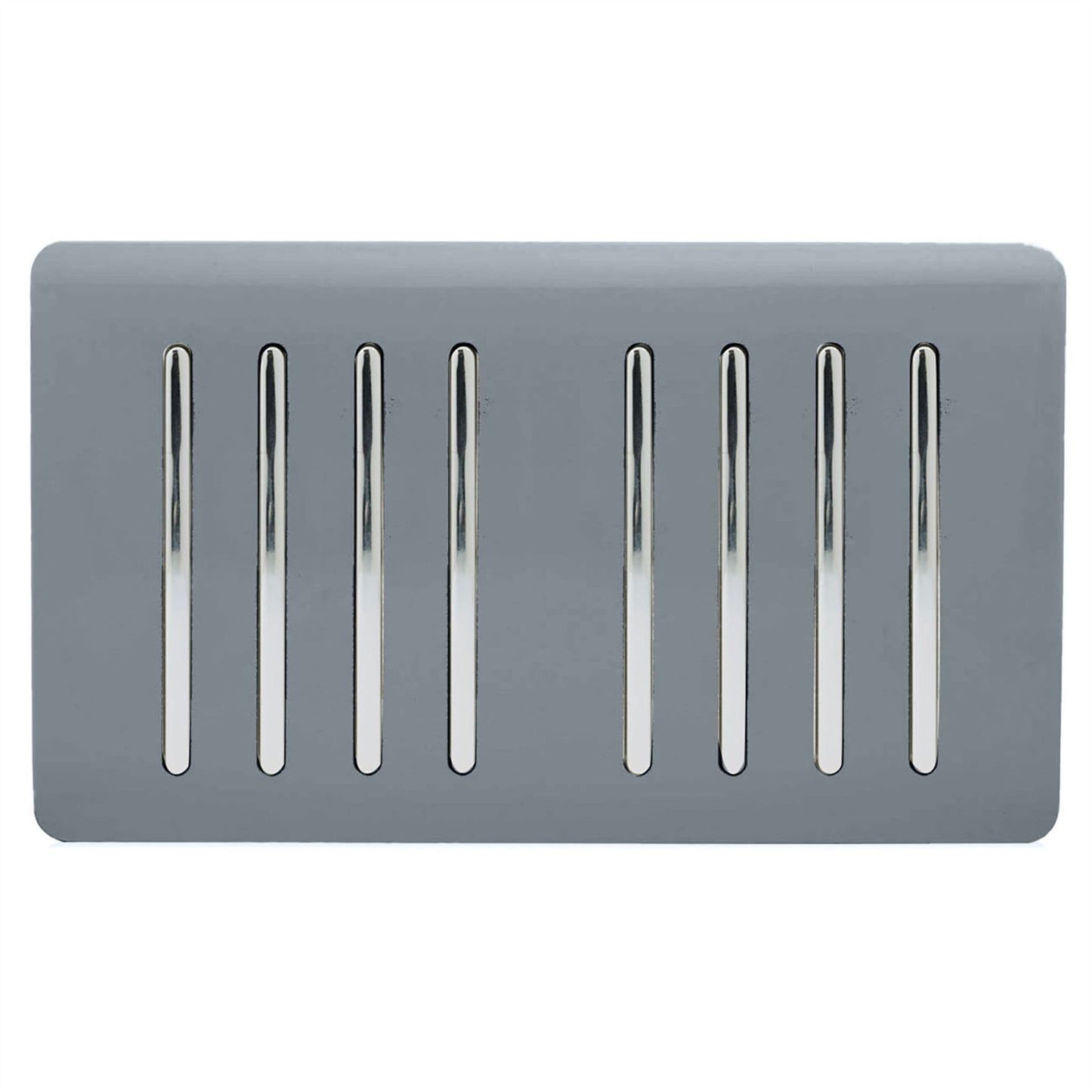Trendi Switch 8 Gang 1 or 2 Way Light Switchin Warm Grey