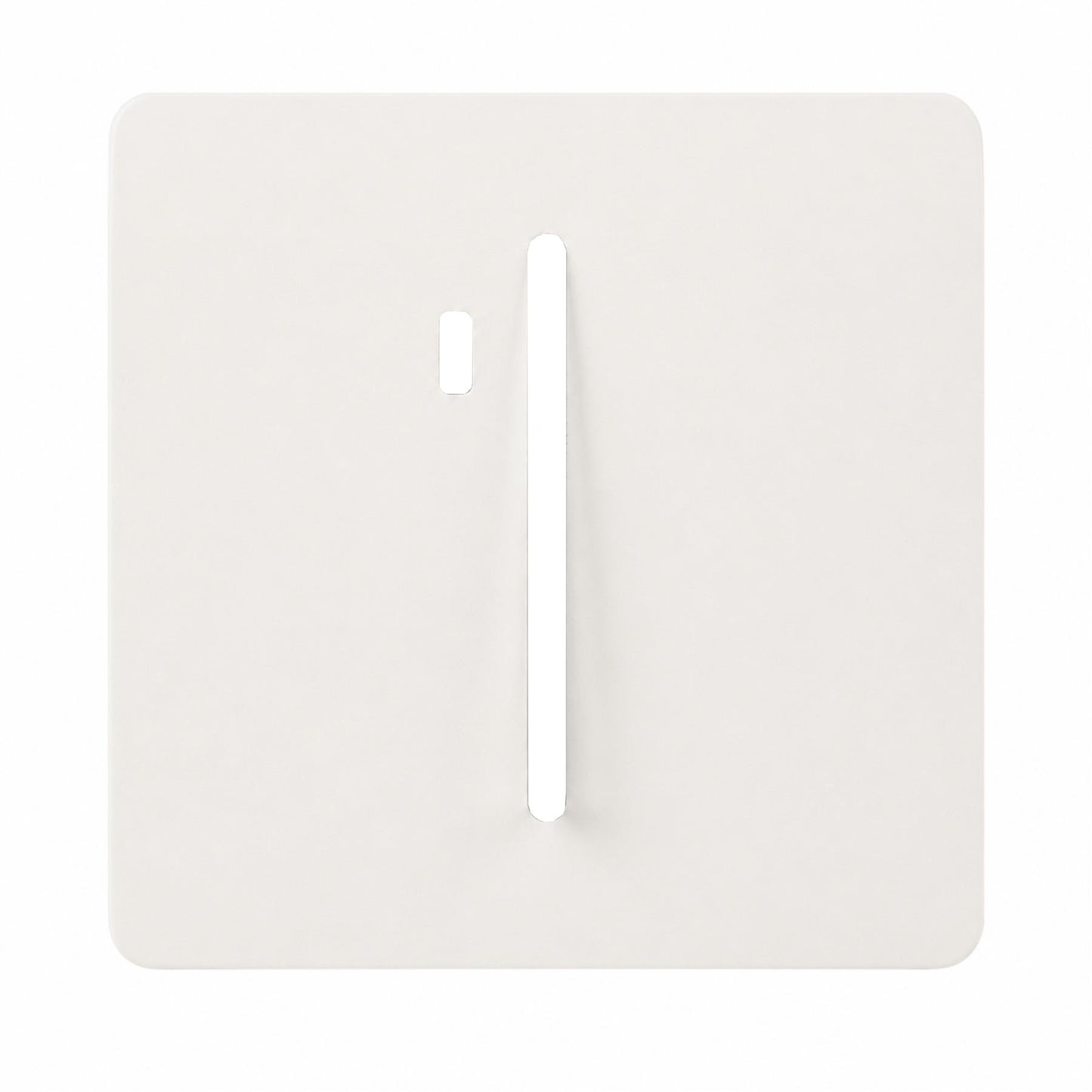 Trendi Switch 1 Gang Spare Faceplate For Modern Designer Heavy Duty Switch in Matt White