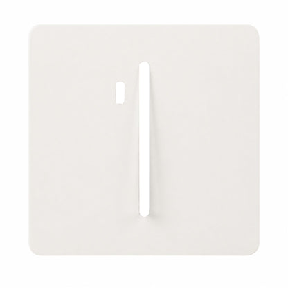 Trendi Switch 1 Gang Spare Faceplate For Modern Designer Heavy Duty Switch in Matt White