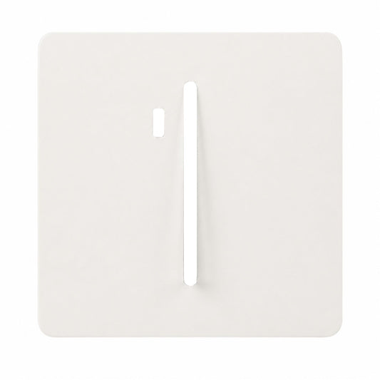 Trendi Switch 1 Gang Spare Faceplate For Modern Designer Heavy Duty Switch in Matt White