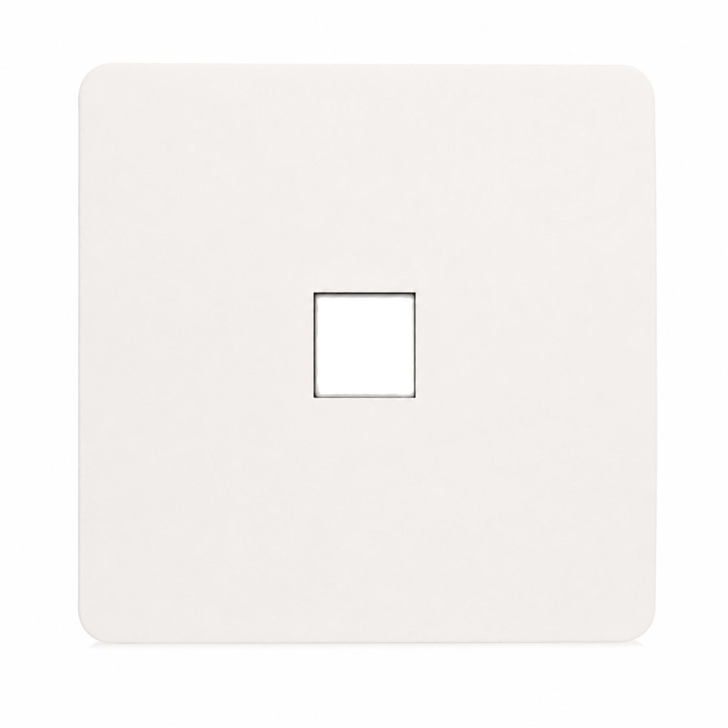 Trendi SPARE FACEPLATE For Artistic Modern Telephone Socket Matt White