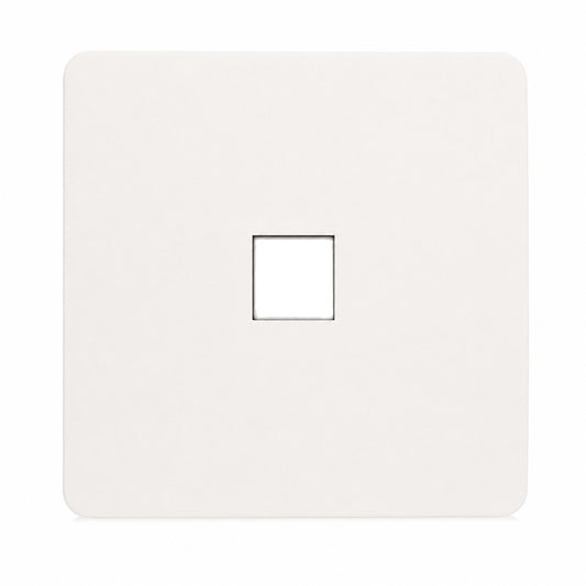 Trendi SPARE FACEPLATE For Artistic Modern Telephone Socket Matt White