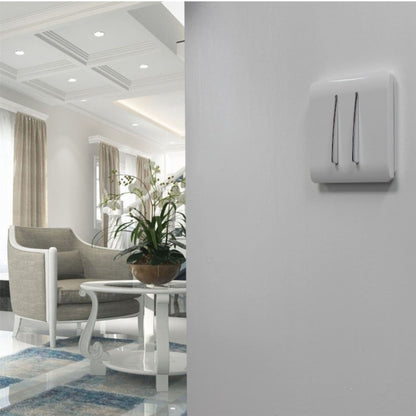 Trendi Switch 2 Gang Intermediate Rocker Light Switch in Copper