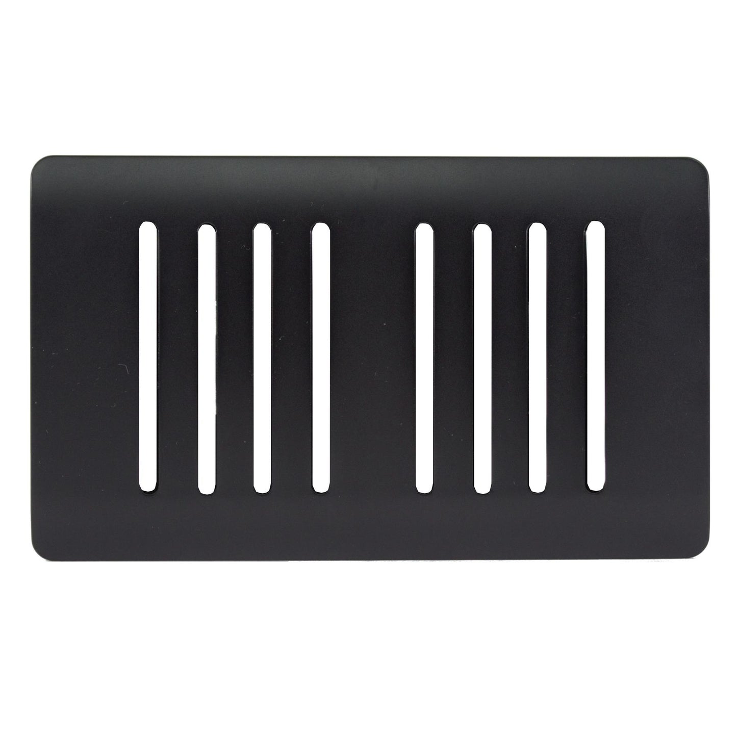 Trendi Switch 8 Gang Spare Faceplate for Modern Designer Light Switch in Matt Black