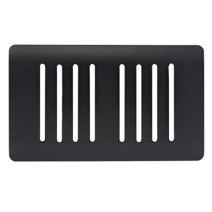 Trendi Switch 8 Gang Spare Faceplate for Modern Designer Light Switch in Matt Black