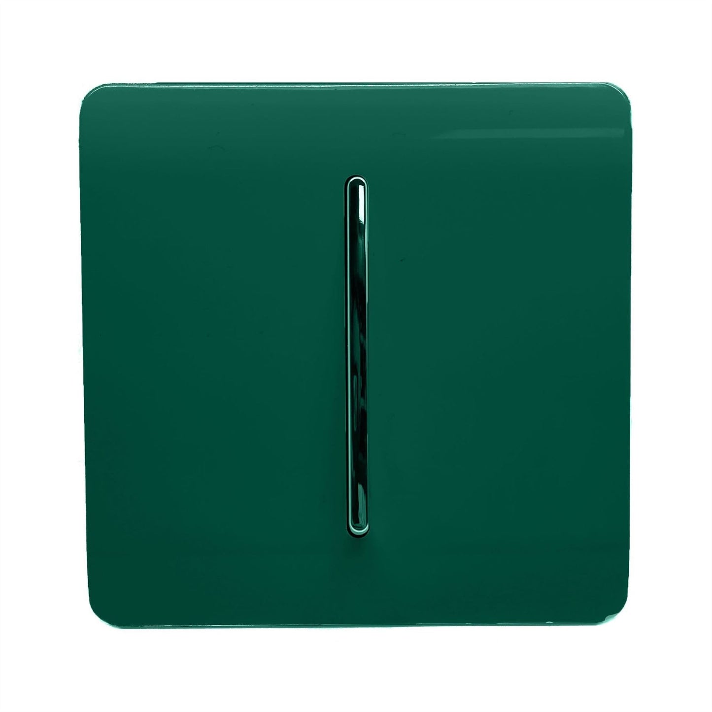 Trendi Switch 1 Gang 1 or 2 way Rocker Light Switchin Dark Forest Green