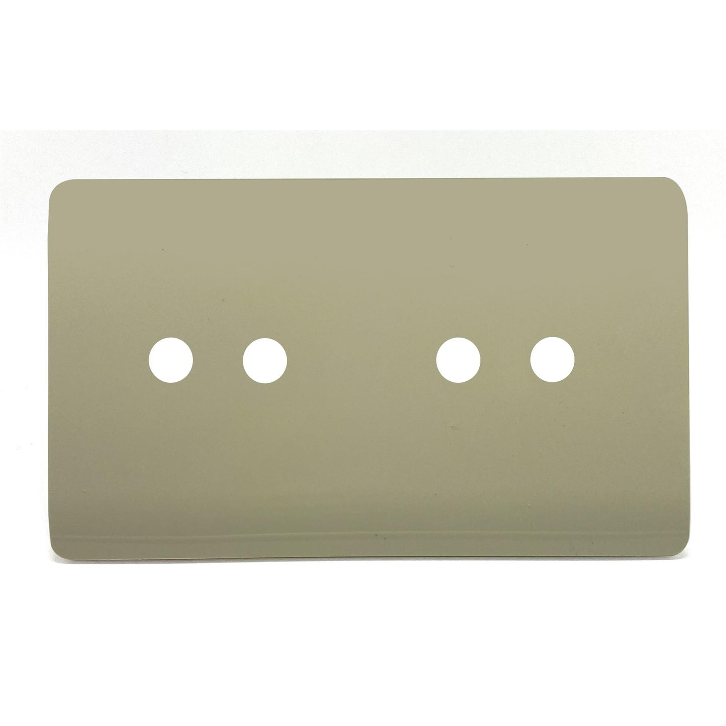 Trendi Switch 4 Gang LED Dimmer Replacement Faceplate in Champagne Gold