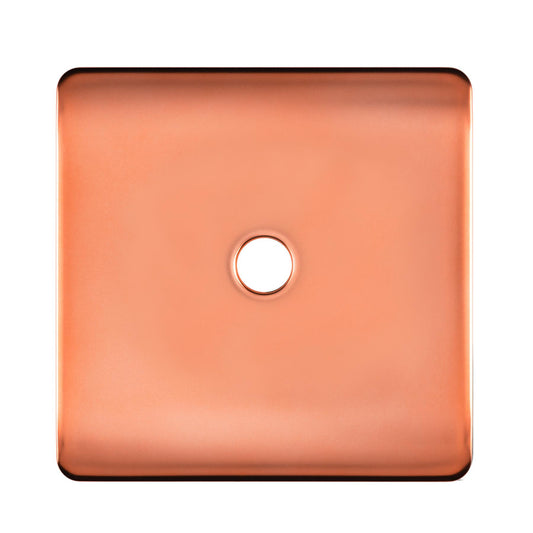 Trendi Switch 1 Gang Spare Faceplate For Co-Axial Modern Designer Television Socket in Copper