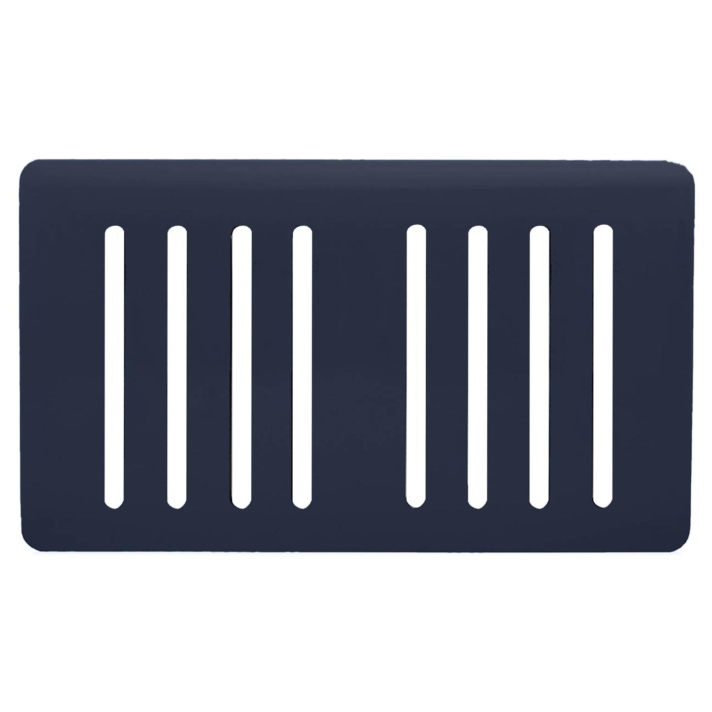 Trendi Switch 8 Gang Spare Faceplate for Modern Designer Light Switch in Navy Blue