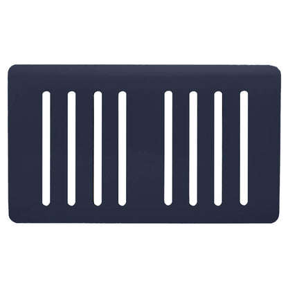 Trendi Switch 8 Gang Spare Faceplate for Modern Designer Light Switch in Navy Blue