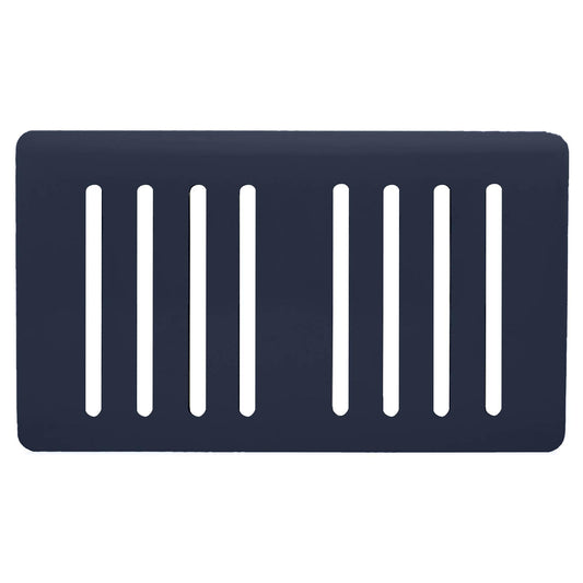 Trendi Switch 8 Gang Spare Faceplate for Modern Designer Light Switch in Navy Blue