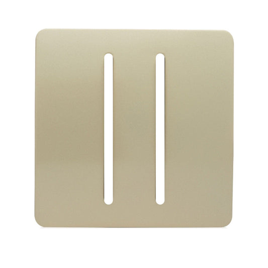 Trendi SPARE FACEPLATE For 2 Gang 2 Way  10 Amp Rocker Light Switch Gold