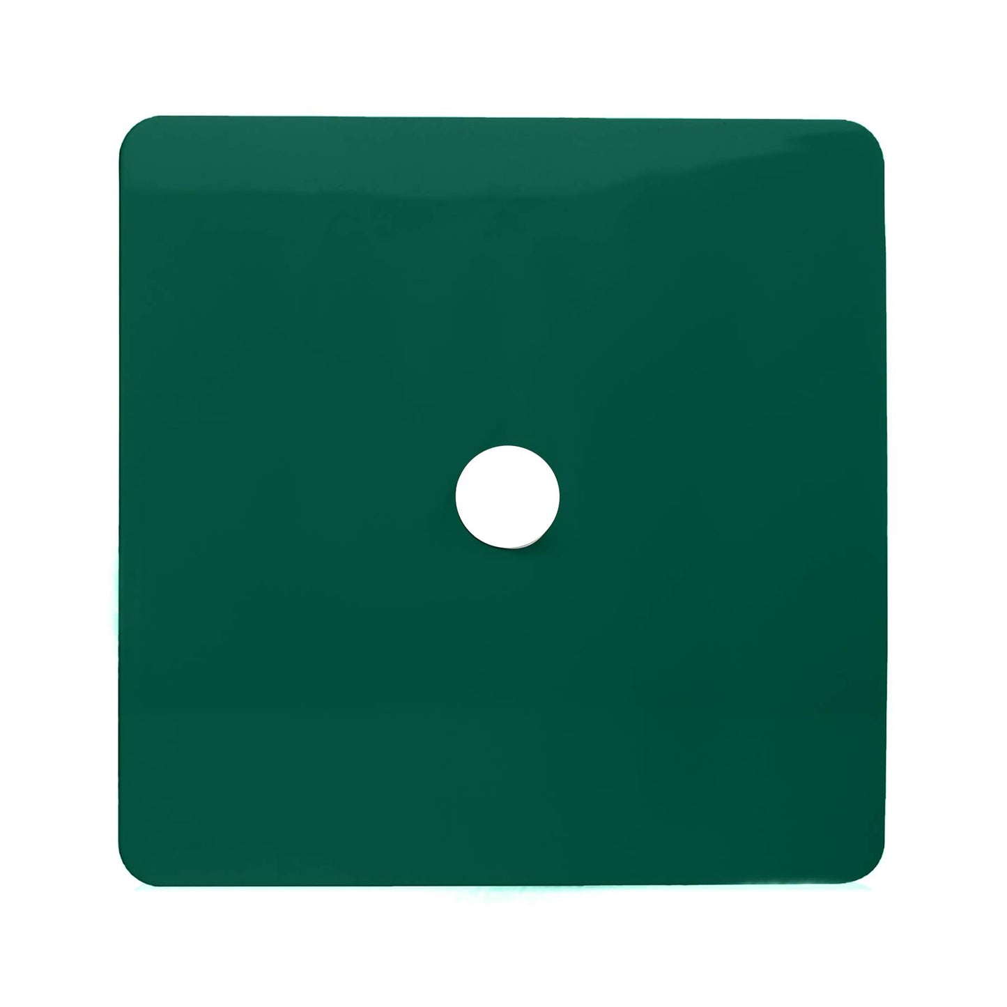 Trendi Switch 1 Gang Spare Faceplate For Co-Axial Modern Designer Television Socket Dark Green