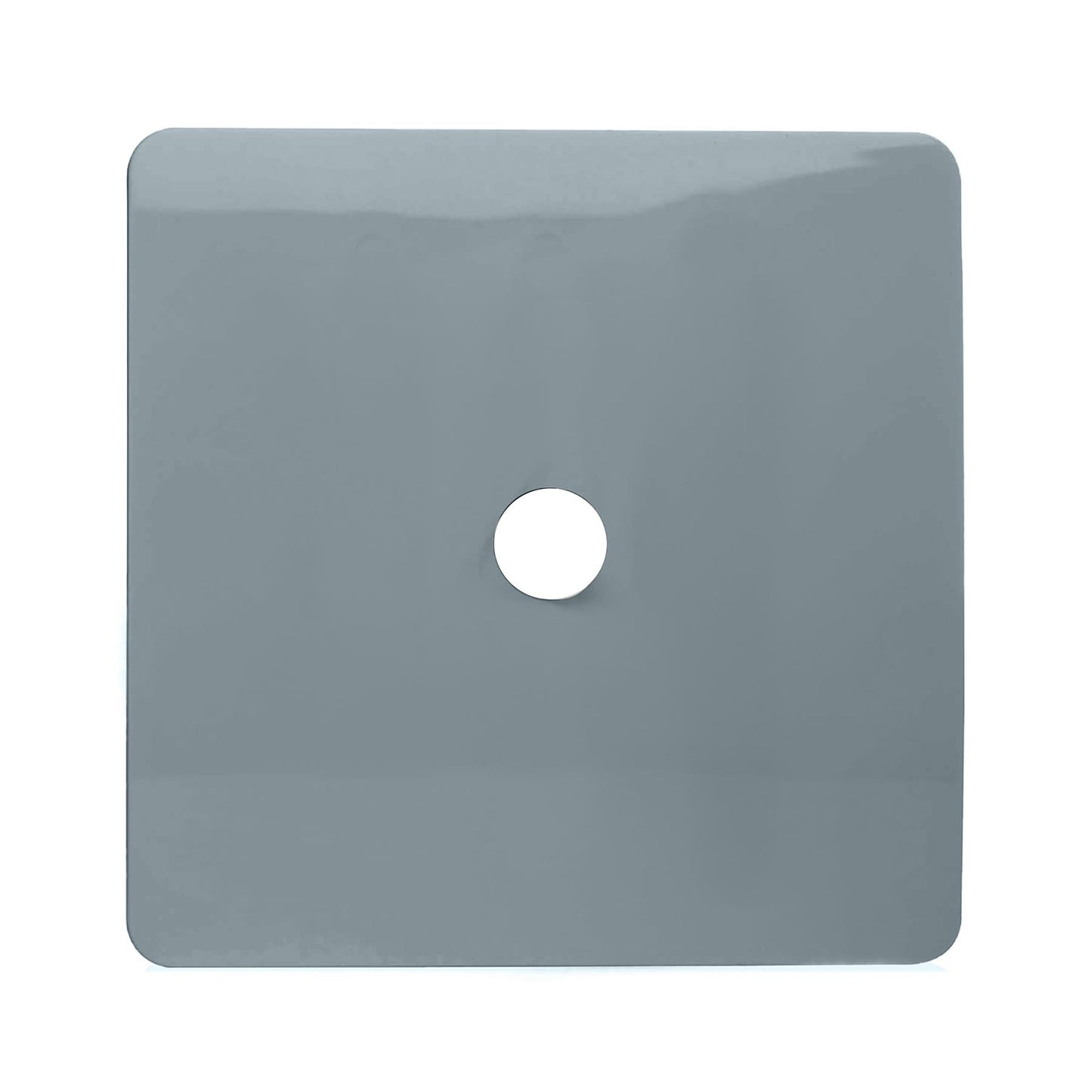 Trendi Switch 1 Gang Spare Faceplate For Co-Axial Modern Designer Television Socket in Cool Grey
