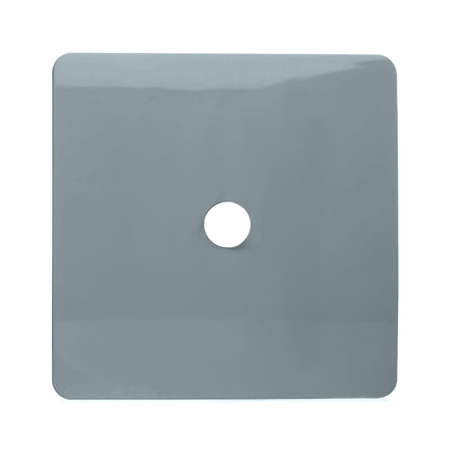 Trendi Switch 1 Gang Spare Faceplate For Co-Axial Modern Designer Television Socket in Cool Grey