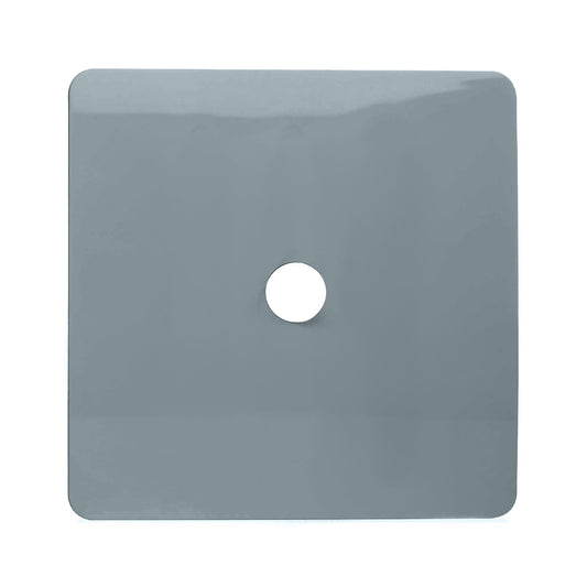 Trendi Switch 1 Gang Spare Faceplate For Co-Axial Modern Designer Television Socket in Cool Grey