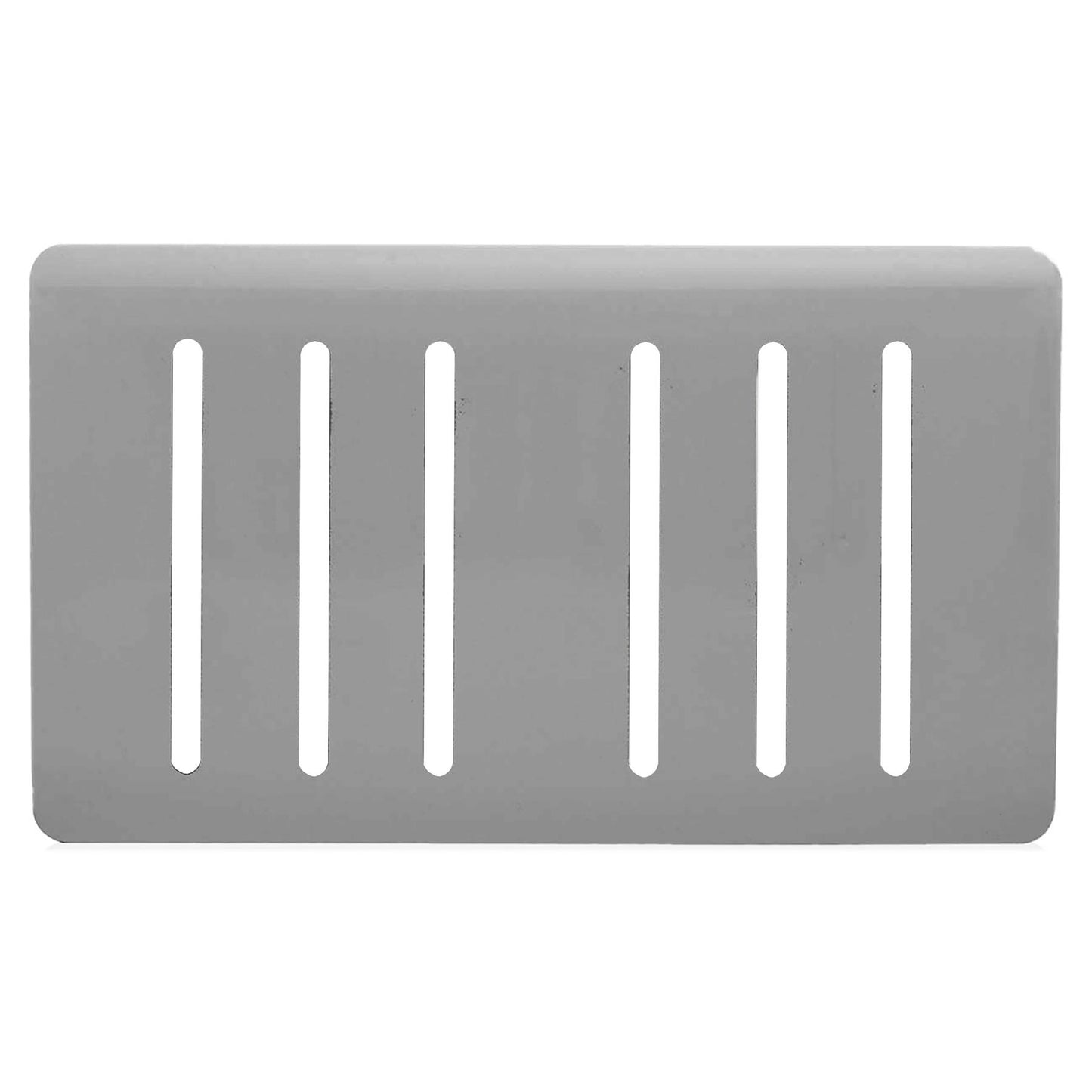 Trendi Switch 6 Gang Spare Faceplate for Modern Designer Light Switch in Light Grey