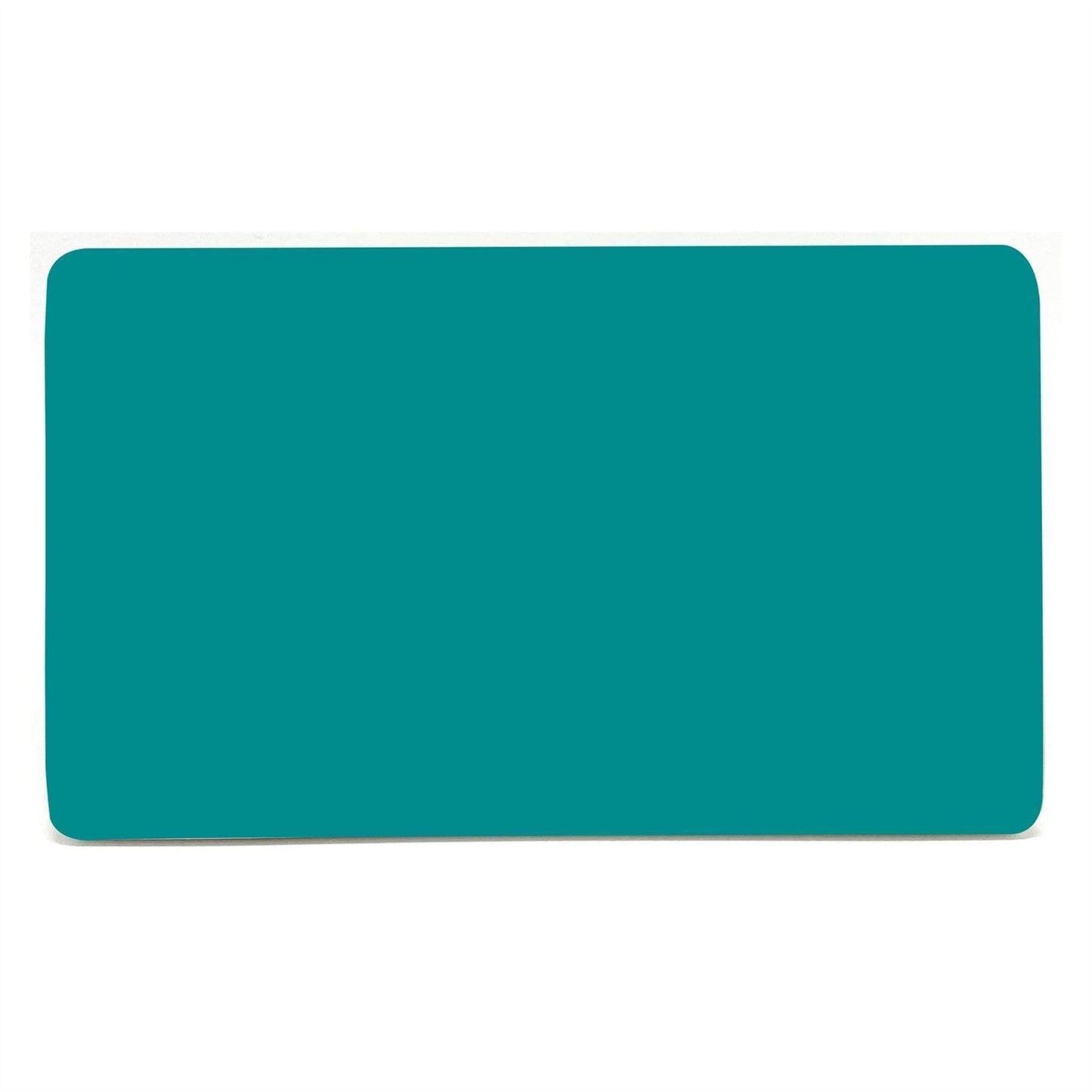 Trendi Switch Double Spare Faceplate For Modern Designer Blanking Plate in Bright Teal
