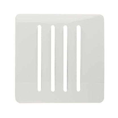 Trendi SPARE FACEPLATE For 4 Gang 2 Way  10 Amp Rocker Light Switch White