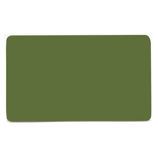 Trendi Switch Double Spare Faceplate For Modern Designer Blanking Plate in Moss Green