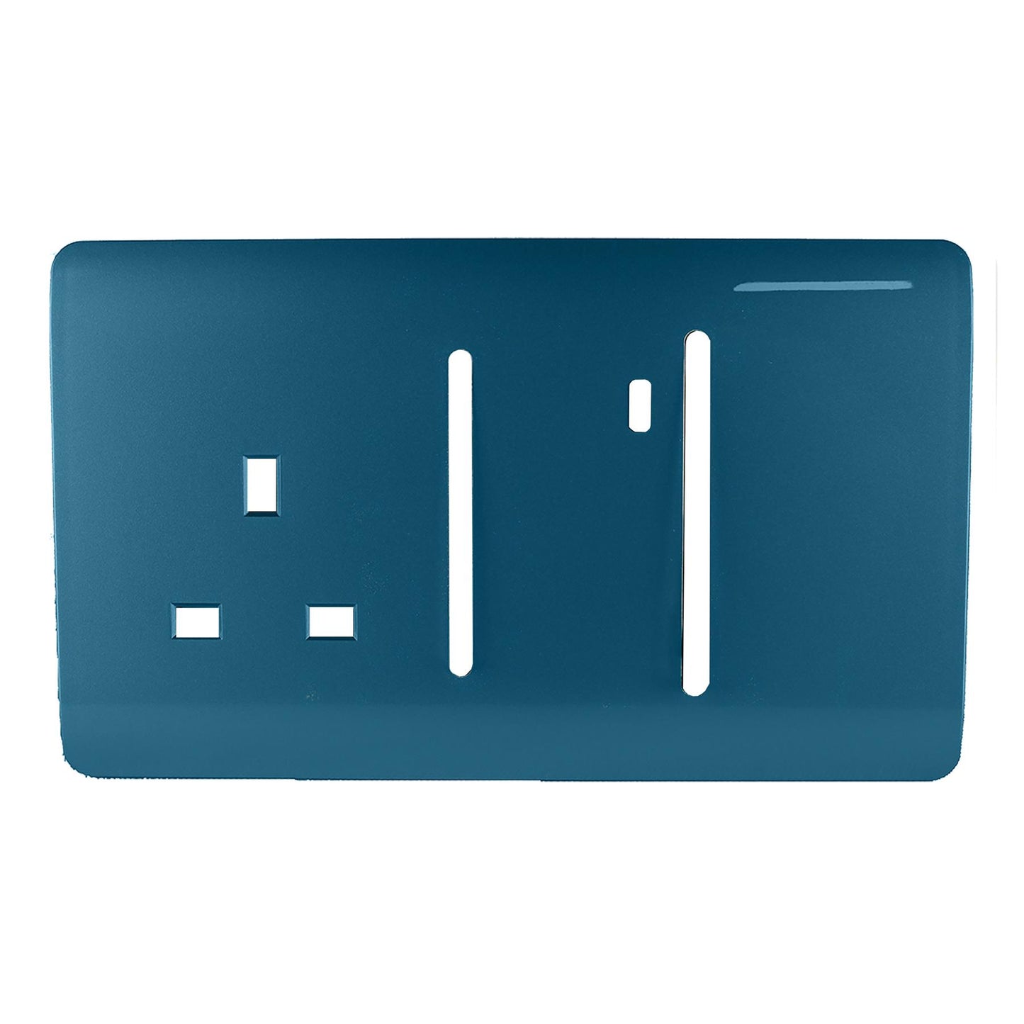 Trendi Switch Spare Faceplate For Cooker Switch & Plug Socket with Neon in Midnight Blue