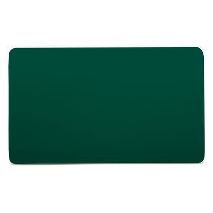 Trendi Switch Double Spare Faceplate For Modern Designer Blanking Plate in Dark Forest Green