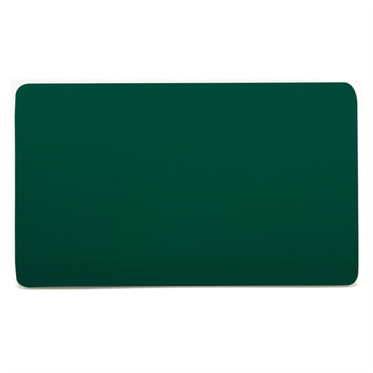 Trendi Switch Double Spare Faceplate For Modern Designer Blanking Plate in Dark Forest Green