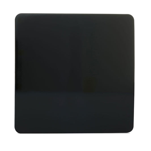 Trendi Switch Single Blanking Platein Piano Black