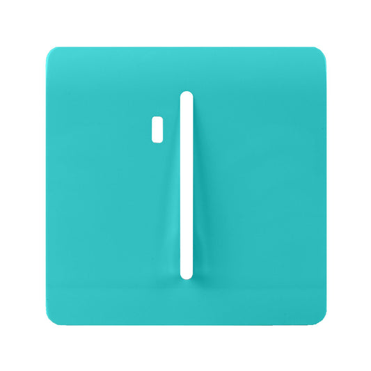 Trendi Switch 1 Gang Spare Faceplate For Modern Designer Heavy Duty Switch in Bright Teal